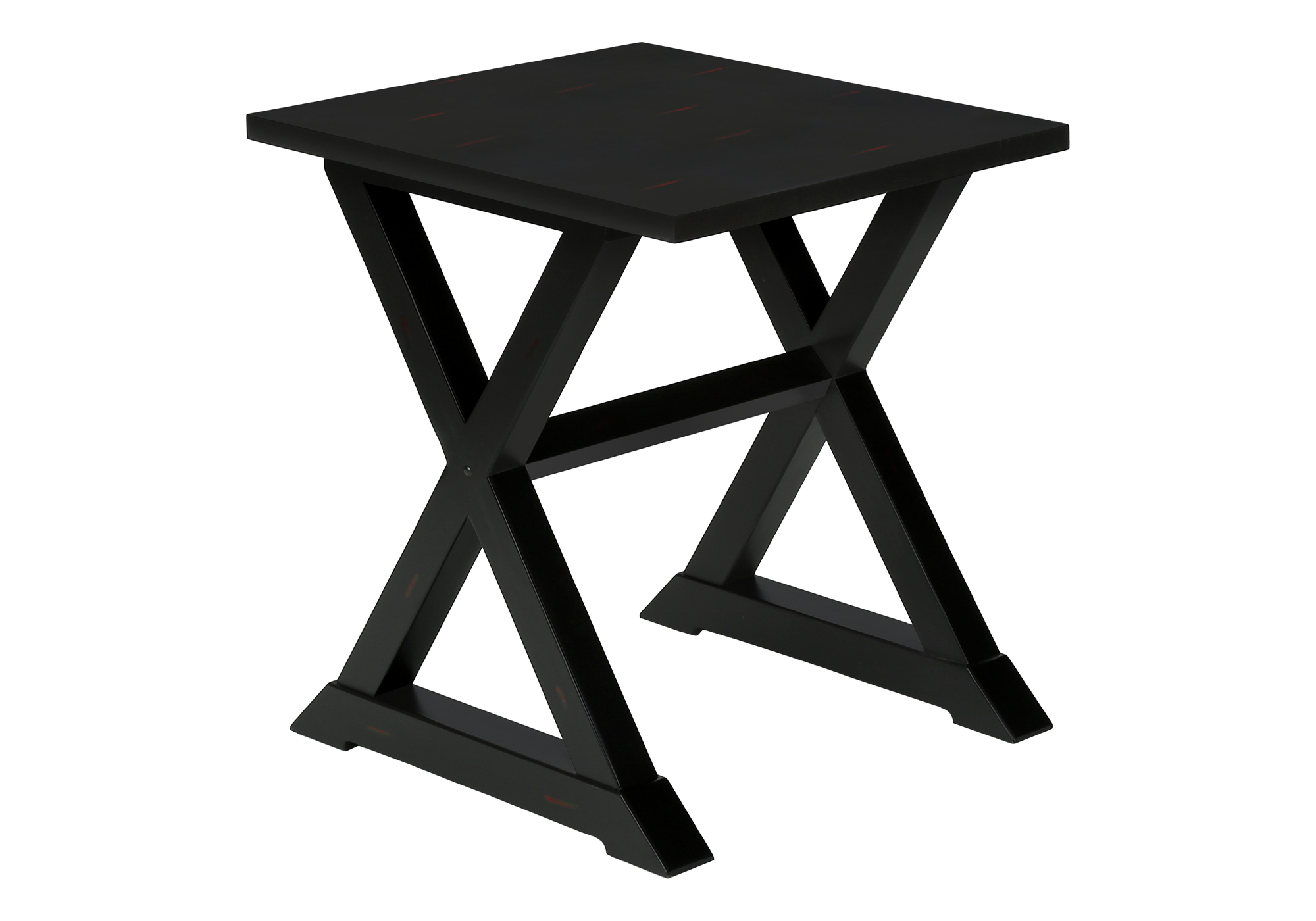 ACCENT TABLE - 24"H / BLACK VENEER END TABLE